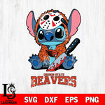 Oregon State Beavers Stitch Jason Voorhees Svg Eps Dxf Png File, NCAA svg, Digital Download, Instant Download