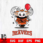 Oregon State Beavers Stitch Pennywise Halloween Svg Eps Dxf Png File, Digital Download, Instant Download