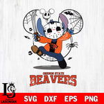 Oregon State Beavers Stitch jason voorhees Halloween Svg Eps Dxf Png File, Digital Download, Instant Download