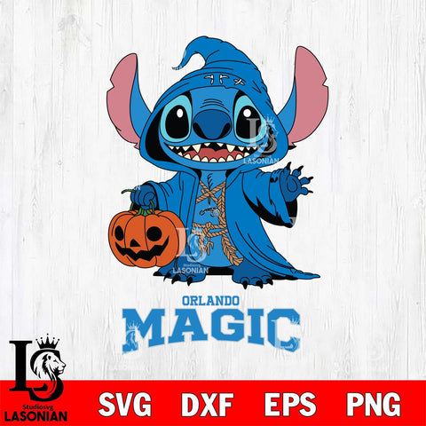 Orlando Magic Stitch Horror Svg Eps Dxf Png File, NBA svg, Digital Download, Instant Download