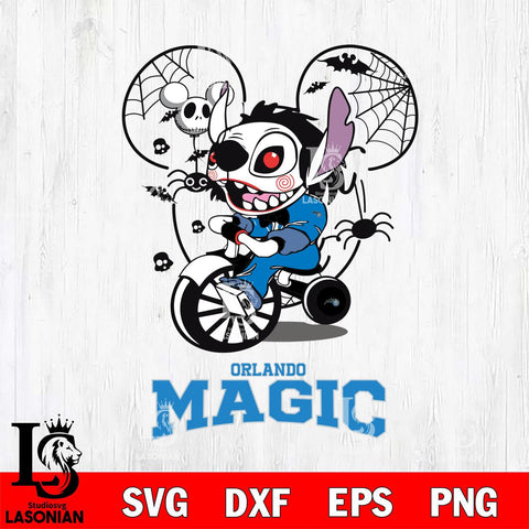 Orlando Magic Stitch Jigsaws Halloween Svg Eps Dxf Png File, Digital Download, Instant Download