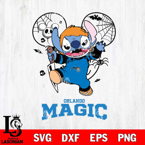 Orlando Magic Stitch Michael Halloween Svg Eps Dxf Png File, Digital Download, Instant Download