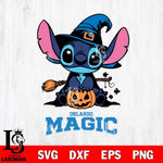 Orlando Magic Stitch witch Svg Eps Dxf Png File, NBA svg, Digital Download, Instant Download