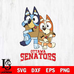 Ottawa Senators Bluey Chilli Dance Mode Svg Eps Dxf Png File, Digital Download, Instant Download