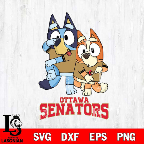 Ottawa Senators Bluey Chilli Dance Mode Svg Eps Dxf Png File, Digital Download, Instant Download