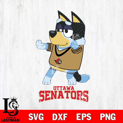 Ottawa Senators Bluey Dad Dance Svg Eps Dxf Png File, Digital Download, Instant Download