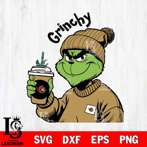 Ottawa Senators Boujee Grinch 10 Svg Eps Dxf Png File, Digital Download, Instant Download