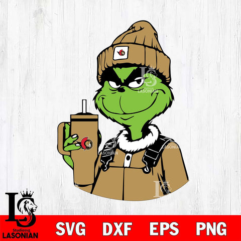 Ottawa Senators Boujee Grinch 2 Svg Eps Dxf Png File, Digital Download, Instant Download