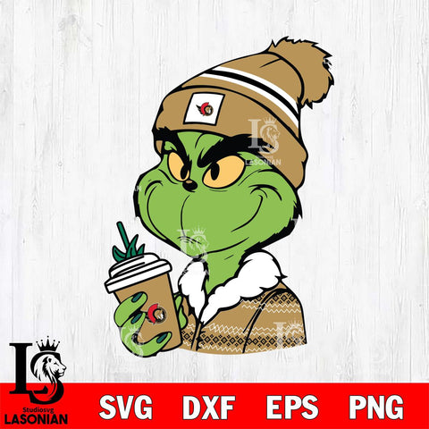 Ottawa Senators Boujee Grinch Svg Eps Dxf Png File, Digital Download, Instant Download