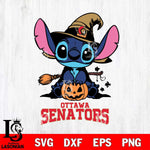 Ottawa Senators Stitch witch Svg Eps Dxf Png File, NHL svg, Digital Download, Instant Download