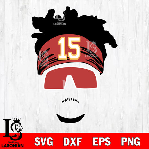 Patrick Mahomes Chiefs 2 Svg eps dxf png file, Digital Download, Instant Download, Cricut file