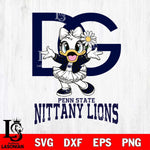 Penn State Nittany Lions Dolce And Gabbana Daisy Duck Disney Svg Eps Dxf Png File, Digital Download, Instant Download