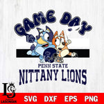 Penn State Nittany Lions Bluey & Bingo 9 Svg Eps Dxf Png File, NCAA svg, Digital Download, Instant Download