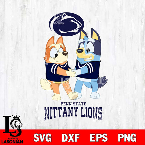 Penn State Nittany Lions Bluey Chilli Dance Svg Eps Dxf Png File, Digital Download, Instant Download