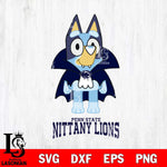 Penn State Nittany Lions Bluey Dracula Halloween Svg Eps Dxf Png File, Digital Download, Instant Download