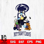 Penn State Nittany Lions Bluey Halloween NCAA 2 Svg Eps Dxf Png File, Digital Download, Instant Download