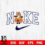 Penn State Nittany Lions Bluey Halloween Nike NCAA Svg Eps Dxf Png File, Digital Download, Instant Download