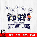 Penn State Nittany Lions Bluey Halloween Spooky Svg Eps Dxf Png File, Digital Download, Instant Download