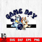 Penn State Nittany Lions Game Day Bluey Svg Eps Dxf Png File, Digital Download, Instant Download