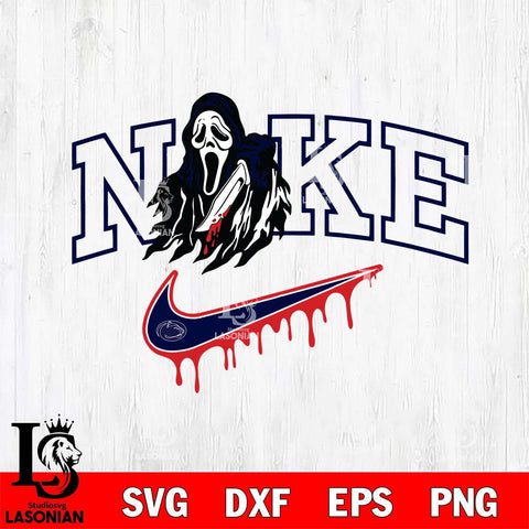 Penn State Nittany Lions Ghostface Nike Svg Eps Dxf Png File, Digital Download, Instant Download