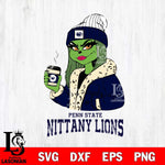 Penn State Nittany Lions Girls Grinch Bougie Svg Eps Dxf Png File, Digital Download, Instant Download