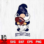 Penn State Nittany Lions Gnomes Christmas football Svg Eps Dxf Png File, Digital Download, Instant Download