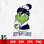 Penn State Nittany Lions Grinch Bougie Leopard Svg Eps Dxf Png File, Digital Download, Instant Download