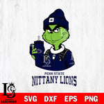 Penn State Nittany Lions Grinch Football Christmas Cut Files Cricut, Svg Dxf Eps Png file, Digital download , Silhouette