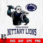 Penn State Nittany Lions Jason Voorhees 5 Svg Eps Dxf Png File, Digital Download