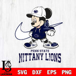 Penn State Nittany Lions Mickey Mouse NIKE, Svg Eps Dxf Png File, Digital Download