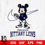 Penn State Nittany Lions Mikey Mouse Disney NIKE, Svg Eps Dxf Png File, Digital Download