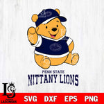 Penn State Nittany Lions Pooh Bear Disney, Svg Eps Dxf Png File, Digital Download