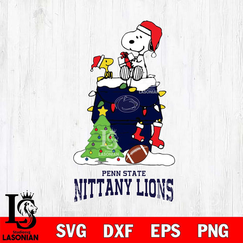 Penn State Nittany Lions Snoopy Sport 11 Svg Eps Dxf Png File, Digital Download