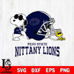 Penn State Nittany Lions Snoopy Sport 2 Svg Eps Dxf Png File, Digital Download