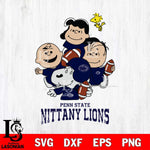 Penn State Nittany Lions Snoopy Sport 4 Svg Eps Dxf Png File, Digital Download