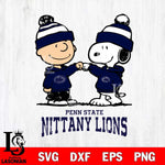 Penn State Nittany Lions Snoopy Sport 9 Svg Eps Dxf Png File, Digital Download