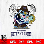 Penn State Nittany Lions Stitch Freddy Krueger Halloween Svg Eps Dxf Png File, Digital Download, Instant Download