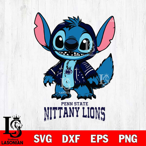 Penn State Nittany Lions Stitch Halloween Svg Eps Dxf Png File, NCAA svg, Digital Download, Instant Download