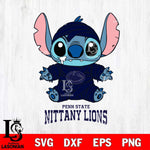 Penn State Nittany Lions Stitch Mummy Svg Eps Dxf Png File, NCAA svg, Digital Download, Instant Download