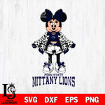 Penn State Nittany Lions Style Minnie Disney Svg Eps Dxf Png File, Digital Download, Instant Download