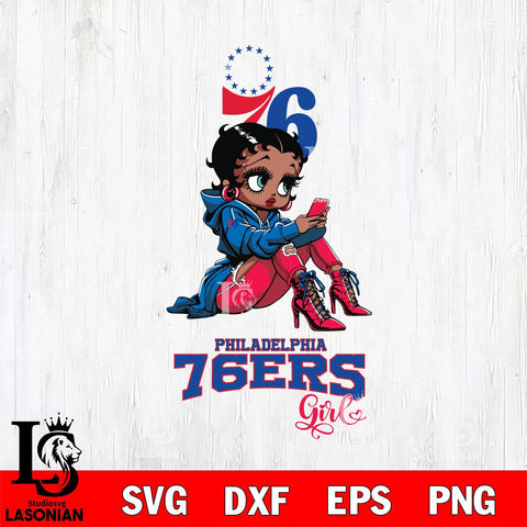 Philadelphia 76ers Beauty Black Fan Girl Football