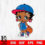 Philadelphia 76ers Betty Boop NBA 2 Svg Eps Dxf Png File, NBA svg, Digital Download, Instant Download