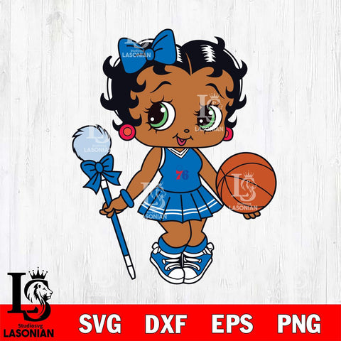 Philadelphia 76ers Betty Boop NBA 3 Svg Eps Dxf Png File, NBA svg, Digital Download, Instant Download