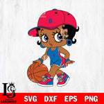 Philadelphia 76ers Betty Boop NBA 5 Svg Eps Dxf Png File, NBA svg, Digital Download, Instant Download