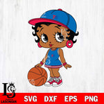 Philadelphia 76ers Betty Boop NBA 6 Svg Eps Dxf Png File, NBA svg, Digital Download, Instant Download