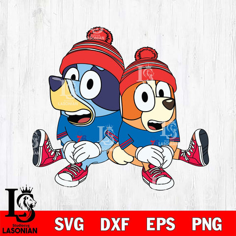 Philadelphia 76ers Bluey & Bingo Christmas Svg Eps Dxf Png File, Digital Download, Instant Download