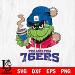 Philadelphia 76ers Grinch Cofffe Hoodie Cut Files Cricut, Svg Dxf Eps Png file , Silhouette