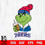 Philadelphia 76ers Grinch hat Svg Eps Dxf Png File, Digital Download, Instant Download