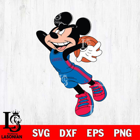 Philadelphia 76ers Mickey Minne 7 Nba Svg Eps Dxf Png File, NBA svg, Digital Download, Instant Download