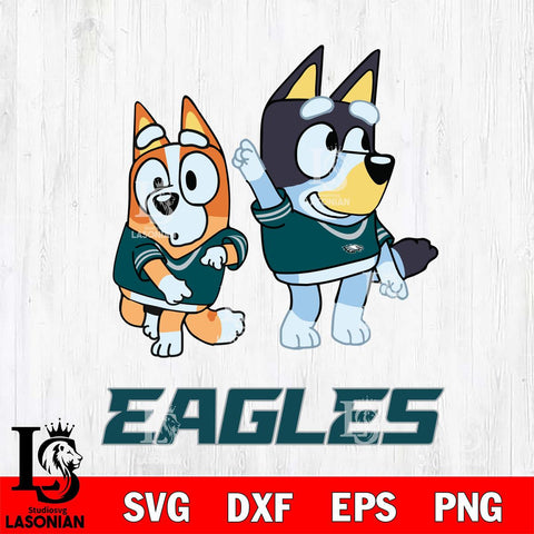 Philadelphia Eagles Bluey Chilli Mode Dance Svg Eps Dxf Png File, Digital Download, Instant Download